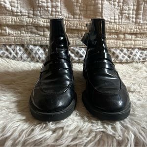 Free People Vegan Chelsea Loafer Boot Sz 8